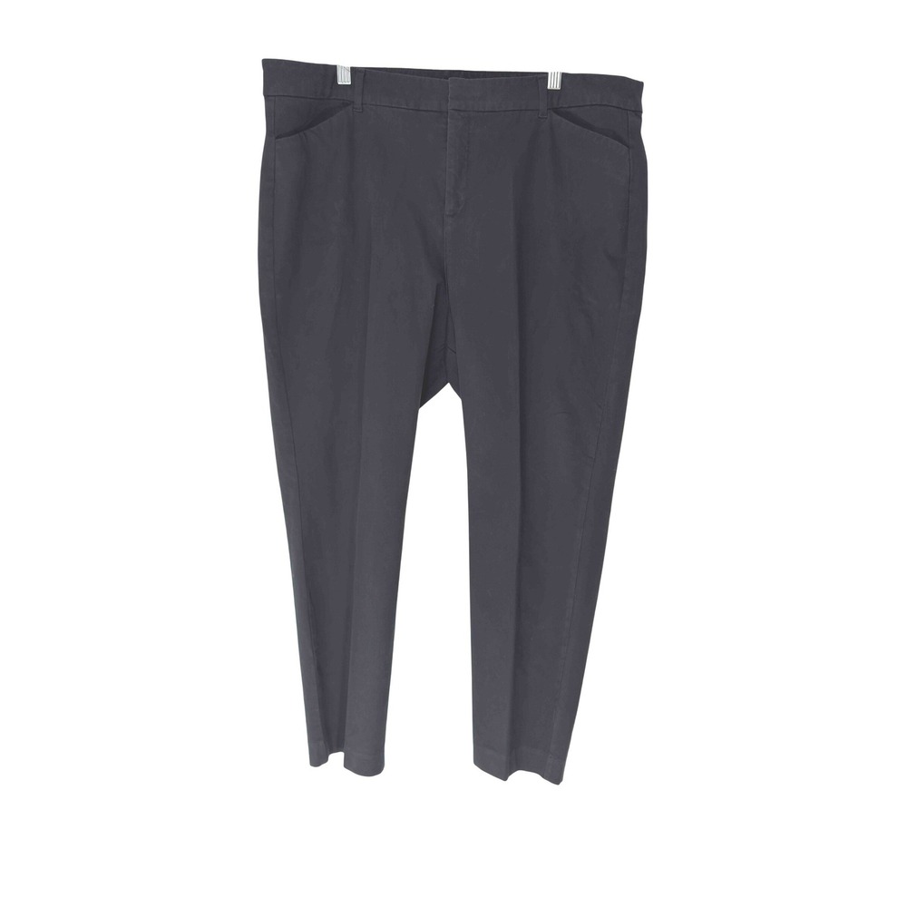 Old Navy Black Basic Plus Career Office Straight Leg Pixie Dress Pants Size 18